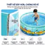 Bể bơi gấp gọn [ Tặng Kèm 10 Bóng Thả Bể ] ,không cần bơm hơi ,đường kính 90/120/160cm,chiều cao 45cm