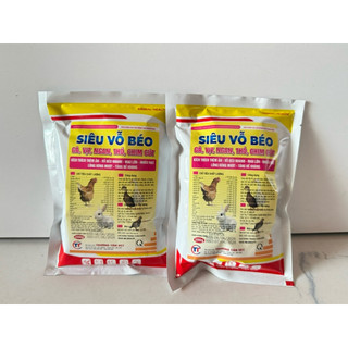 Siêu vỗ béo gói 200g 400g 500g Gà,vịt,ngan,thỏ,chim cút
