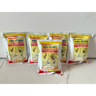 Siêu vỗ béo gói 200g 400g 500g Gà,vịt,ngan,thỏ,chim cút
