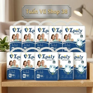 IPALY Combo 10 bịch100 bỉm quần Người Lớn, phù hợp trọng lượng 35-90kg