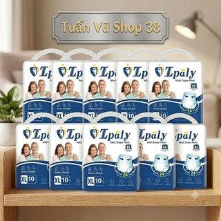IPALY Combo 6 bịch 60 bỉm quần Người Lớn, phù hợp trọng lượng 35-90kg