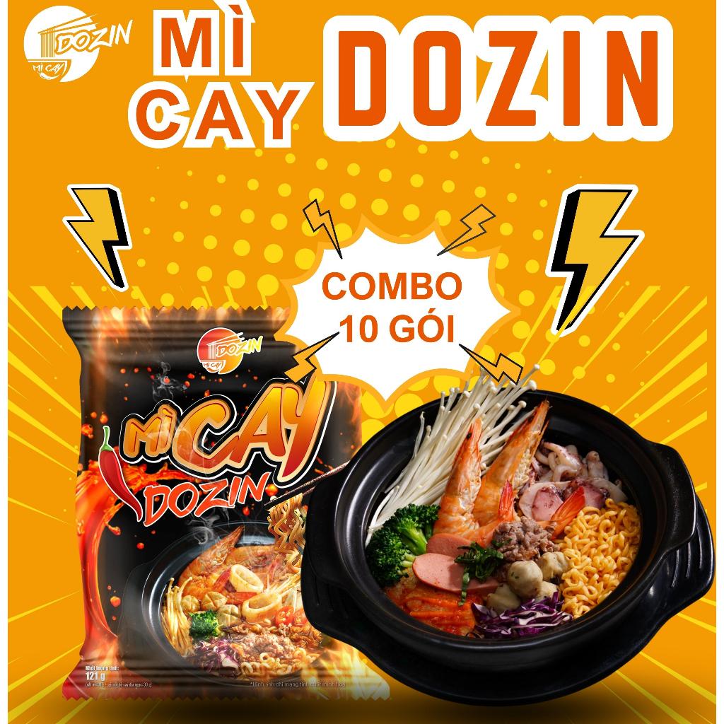 ( COMBO 10 TẶNG 3  ) - Set 10 Gói MÌ Cay " DOZIN " Tặng 3 gói đi kèm