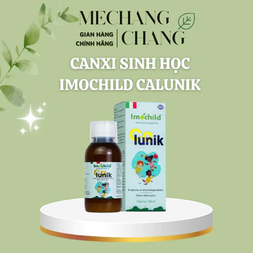 [KÈM QUÀ]Canxi Sinh Học, Canxi cho bé, canxi Imochild Calunik Hỗ Trợ Phát Triển Chiều Cao Cho Bé - Lọ 125ml
