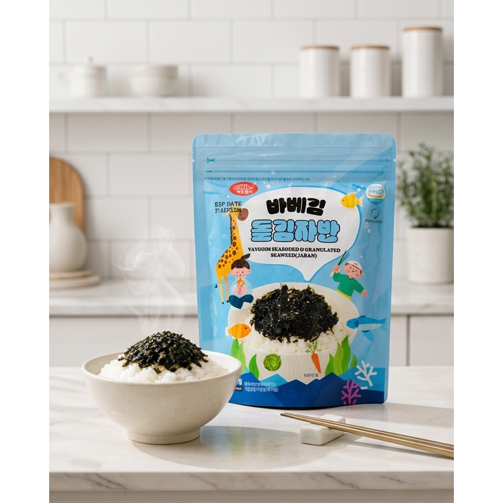 COMBO 3 Gói Rong Biển Trộn Mik 3 Loại Vị Truyền Thống Và Trộn Cá Cơm Thơm Ngon Ăn Liền(70g,50g Nguyên Vị+ 70g Cá Cơm)