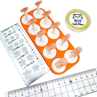 Khuôn làm gel nặn hoa - khuôn tạo hình bi tròn dùng nặn hoa khô siêu nhanh cao cấp , không bị bết dính