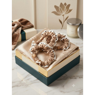 Quà Tặng Nàng: Bộ Dây Buộc Tóc Scrunchies Handmade (Mix Màu Ngẫu Nhiên) – Dành Riêng Cho Khách Hàng Nàng Thơ Shoes
