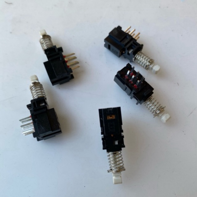 Công tắc ấn giữ tự khoá [2x3 mini] Saklar, công tắc trộn 6 chân 2x3