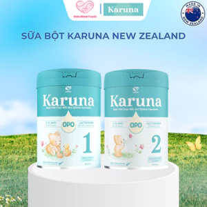 SỮA KARUNA NEW ZEALAND SÓ 1,2 – TĂNG ĐỀ KHÁNG, TIÊU HÓA KHỎE, PHÁT TRIỂN TOÀN DIỆN CHO BÉ
