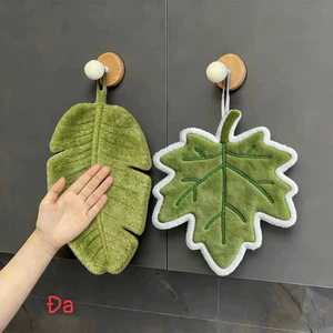 KHĂN LAU TAY HÌNH LÁ CHUỐI SIÊU THẤM HÚT – TRANG TRÍ XINH XẮN CHO GIAN BẾP 🍃