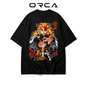 Áo thun Orca in hình Rengoku Kyoujurou Demon Slayer - Vải Cotton cao cấp - ORCA156