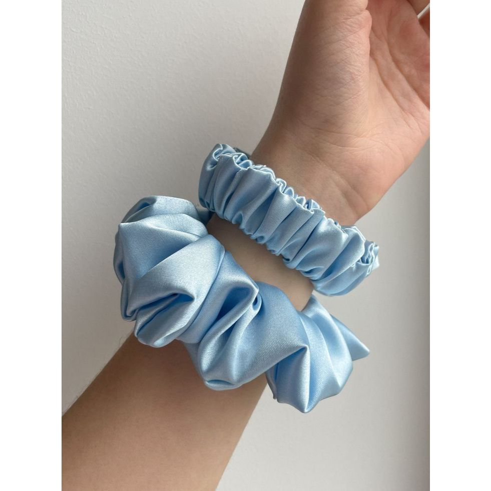 Scrunchies Lụa Valentino Bản Rộng Cao Cấp 14cm - The Lover - Đồ Cột Tóc Dây Buộc Tóc Lụa Cho Nữ