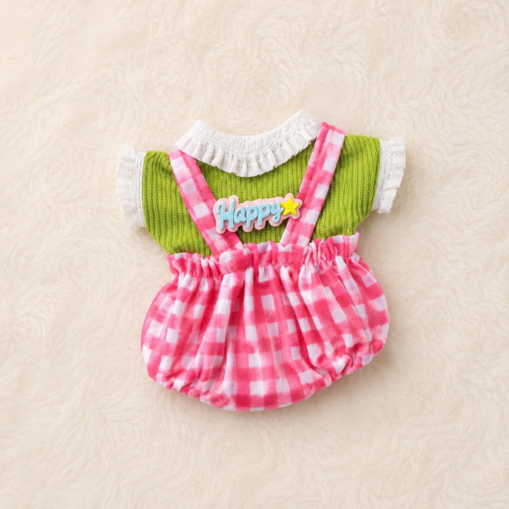 Outift doll 10cm, đồ cho búp bê, quần áo búp bê, gấu bông búp bê đồ chơi cho trẻ em đáng yêu búp bê cotton 10cm