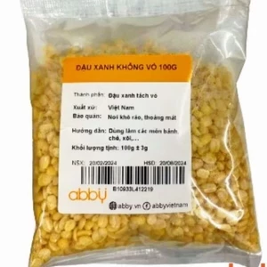 Đậu xanh không vỏ 100g/Uống là mê
