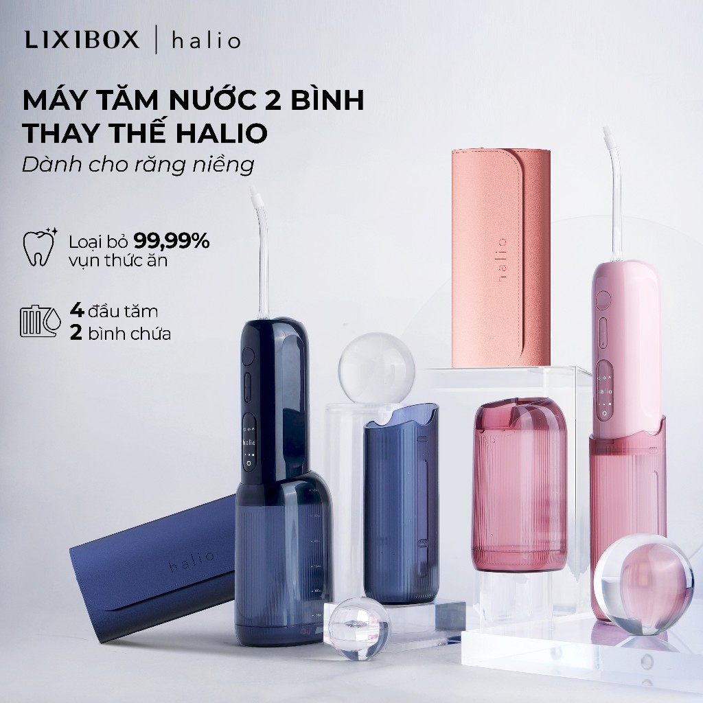 [Phụ Kiện Halio UltraClean Express] Set 4 Đầu Tăm Nước Tiêu Chuẩn Thay Thế Chính Hãng