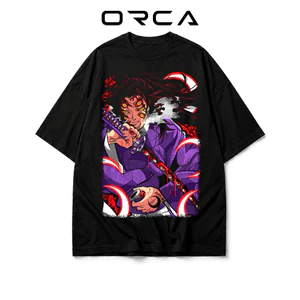 Áo thun Orca in hình Kokushibo Demon Slayer - Vải Cotton cao cấp - ORCA162