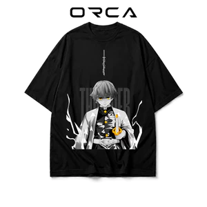 Áo thun Orca in hình Agatsuma Zenitsu Demon Slayer - Vải Cotton cao cấp - ORCA167