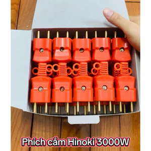 Combo 5/10/20 Phích Cắm HINOKI Không Dây Chịu Tải 3000W – Chống Cháy Chống Vỡ Chân Đồng Cao Cấp
