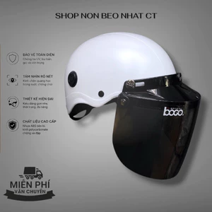 Mũ Bảo Hiểm SHD Gắn Kính Bogo, Có Bán Kính Lẻ- Miễn Phí Vận Chuyển