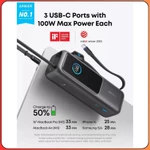 [Hỏa Tốc] Sạc Dự Phòng Anker Zolo 25.000mAh 165W - Tích Hợp 2 Cáp USB-C Rút Gọn, Màn Hình Thông Minh - A1695 — ảnh 2