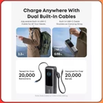 [Hỏa Tốc] Sạc Dự Phòng Anker Zolo 25.000mAh 165W - Tích Hợp 2 Cáp USB-C Rút Gọn, Màn Hình Thông Minh - A1695 — ảnh 3