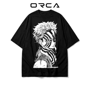Áo thun Orca in hình Akaza Demon Slayer - Vải Cotton cao cấp - ORCA176