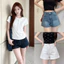 Quần Short Jean Nữ Xanh Than MIAA Quần Đùi Bò Ngắn Cạp Cao Ôm Eo Nâng Mông Hack Dáng QS09