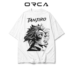 Áo thun Orca in hình Kamado Tanjiro Demon Slayer - Vải Cotton cao cấp - ORCA178