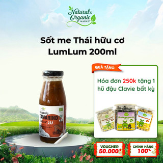 Sốt Me Thái Hữu Cơ Lumlum 200ml – Chấm, Ướp & Nấu Món Thái - Natural Market