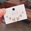 V.I.T Accessories | Set bông tai hoa bướm đính đá 6 chiếc (1 màu)