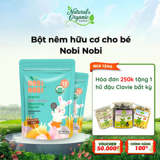 Bột Nêm Hữu Cơ Cho Bé Nobi Nobi 30g – Gia Vị Ăn Dặm Tự Nhiên - Natural Market