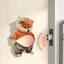Miếng Dán 3D Shiba Inu Squishy Giảm Stress - Chặn Cửa Chống Va Đập Tường, Tủ Lạnh & Trang Trí Điện Thoại, Máy Tính