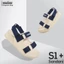 SANDANI Dép Sandal Nữ Quai Ngang Đế Êm Chống Trượt, Dây Dù, Màu Xanh Navy - BẢO HÀNH 1 NĂM