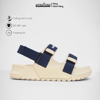 [TẶNG VỚ BAMBOO TỪ 1/7] SANDANI Dép Sandal Nữ Quai Ngang Đế Êm Chống Trượt, Dây Dù, Màu Xanh Navy - BẢO HÀNH 1 NĂM
