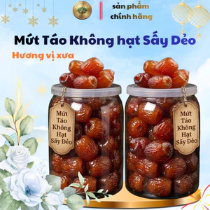 Mứt táo không hạt sấy dẻo thơn ngon ăn vặt làm quà ngày lễ tết ăn tốt cho sức khoẻ