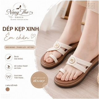 Dép Nữ Kẹp Ngón Quai Chéo Dép Quai Kẹp Đế Mềm Êm Chân Chống Trượt Đi Chơi Đi Biển Hot Trend