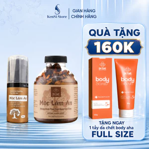 Combo Thanh Lăn 150ml + Chai Dung Dịch 400ml Mộc Lâm An Dr Cell – Giảm Đau Nhức Xương Khớp