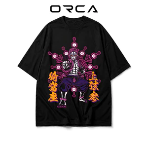 Áo thun Orca in hình Akaza Demon Slayer - Vải Cotton cao cấp - ORCA183