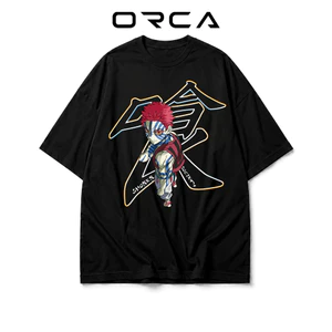 Áo thun Orca in hình Akaza Demon Slayer - Vải Cotton cao cấp - ORCA185