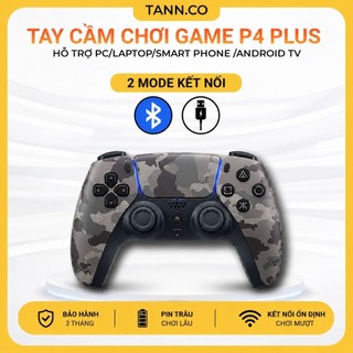 Tay Cầm Chơi Game P4 Plus T28 Tay Cầm Chơi Game Fifa Online 4 Không Dây Bluetooth Cho PC, Laptop, Điện Thoại
