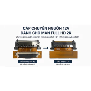 Đầu chuyển 51 chân SAMSUNG to LG cho tivi màn Full HD, màn hình 2K(đầu cáp dẹt