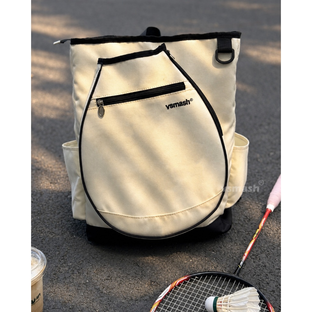 Balo đựng vợt Pickleball Cầu lông ARC Vsmash Sportswear, Chất liệu PU 800D Cao Cấp Chống Nhăn Chống Thấm Dễ Lau Chùi