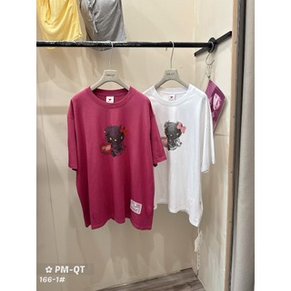 Áo Thun Nữ Mèo Đen Rara Form Rộng QCCC Cao Cấp