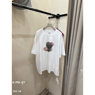 Áo Thun Nữ Mèo Đen Rara Form Rộng QCCC Cao Cấp