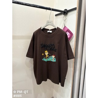 Áo Thun Nữ Snoopy Họa Tiết Form Rộng QCCC Cao Cấp