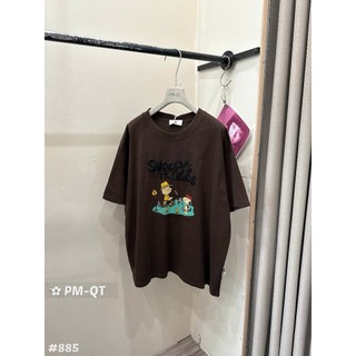 Áo Thun Nữ Snoopy Họa Tiết Form Rộng QCCC Cao Cấp