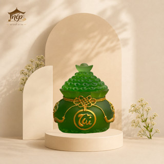 [Hàng tặng không bán] Ngẫu nhiên 1 Hũ Muối Gạo Tài Lộc Chiêu Tài May Mắn Cao 8cm