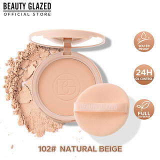 Phấn nén kiềm dầu Beauty Glazed mỏng mịn 10g