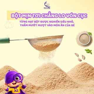 Combo 3 Gia Vị Ăn Dặm Cho Bé NutriAZ, Bột Hành Bột Tỏi Bột Sả An Toàn Cho Bé Từ 6 Tháng Tuổi