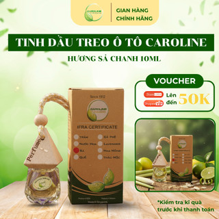 Chai treo tinh dầu Caroline 10ml Hương Sả Chanh xua đuổi côn trùng, khử mùi hiệu quả