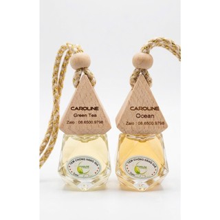 Chai treo tinh dầu Caroline 10ml Hương Green Tea xua đuổi côn trùng, khử mùi hiệu quả